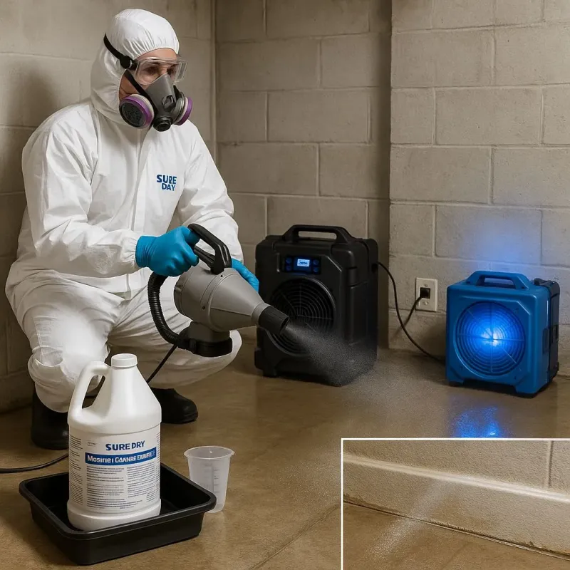 Sanitization and Odor Removal process in Clinton, CT
