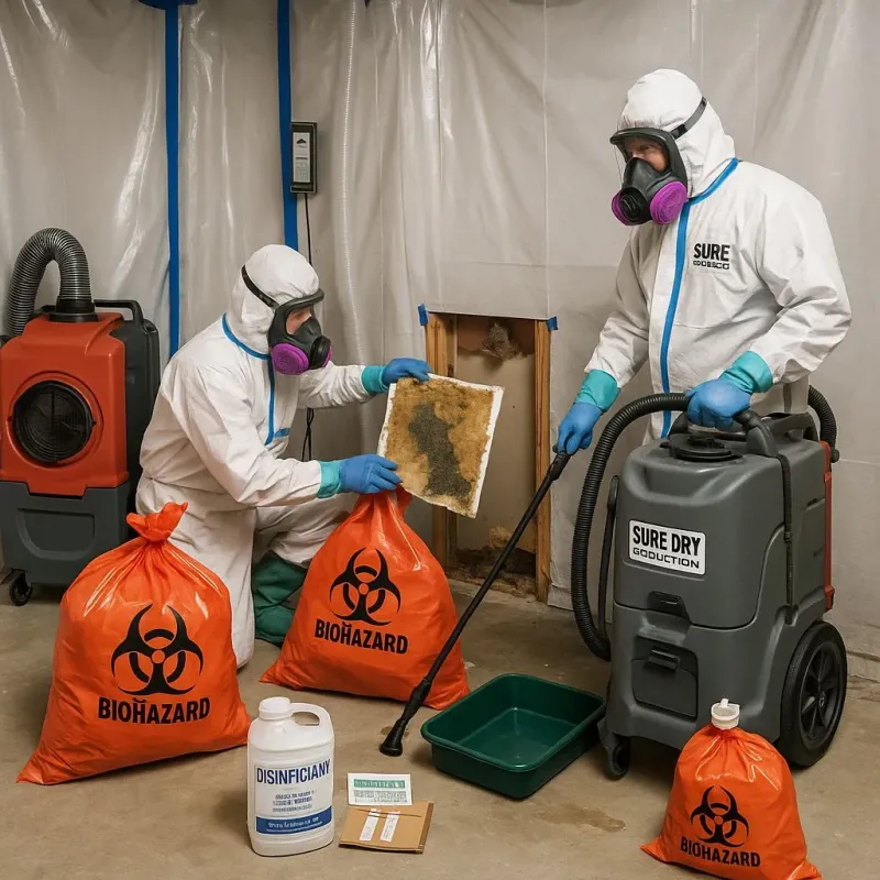 Contaminated Water Handling Protocols process in Clinton, CT